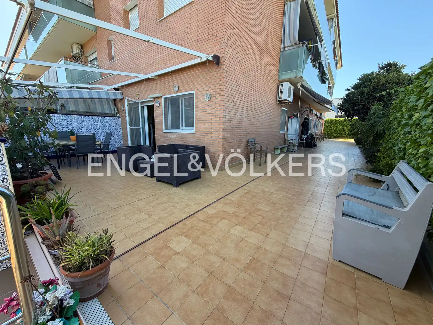 Terraza de Apartamento en venta en Pineda de Mar con Calefacción, Jardín privado y Trastero