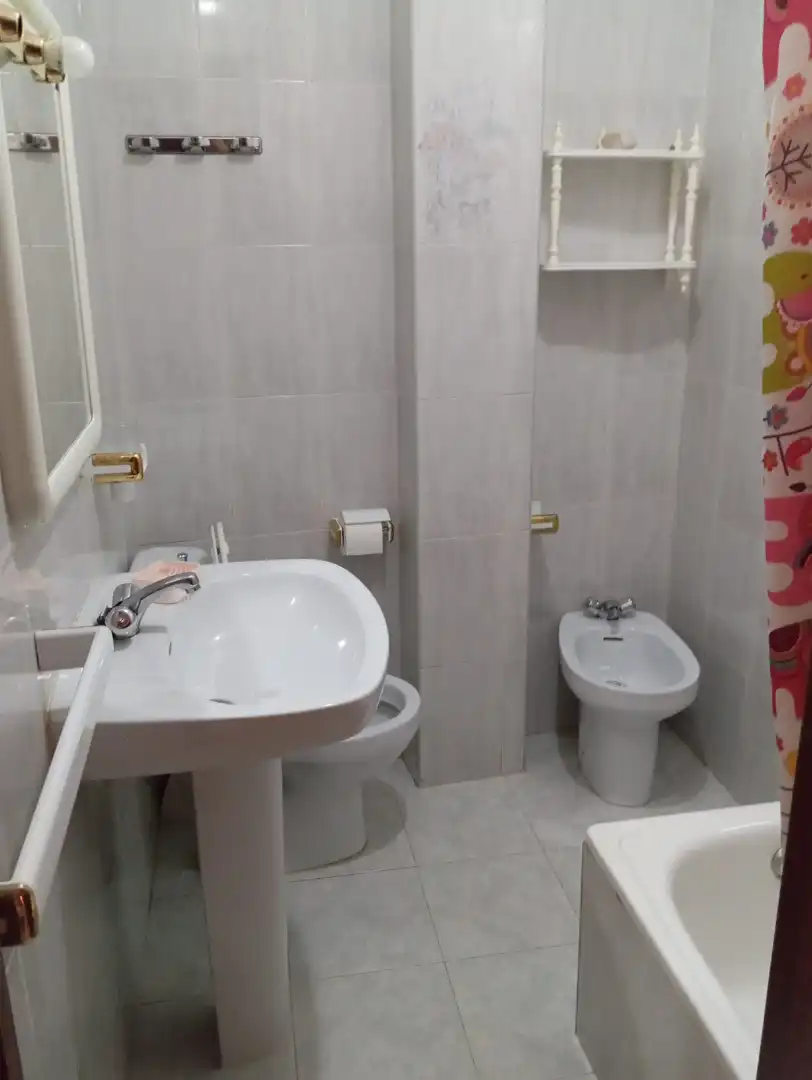 Bathroom of Flat for rent in Porto do Son  with Furnished