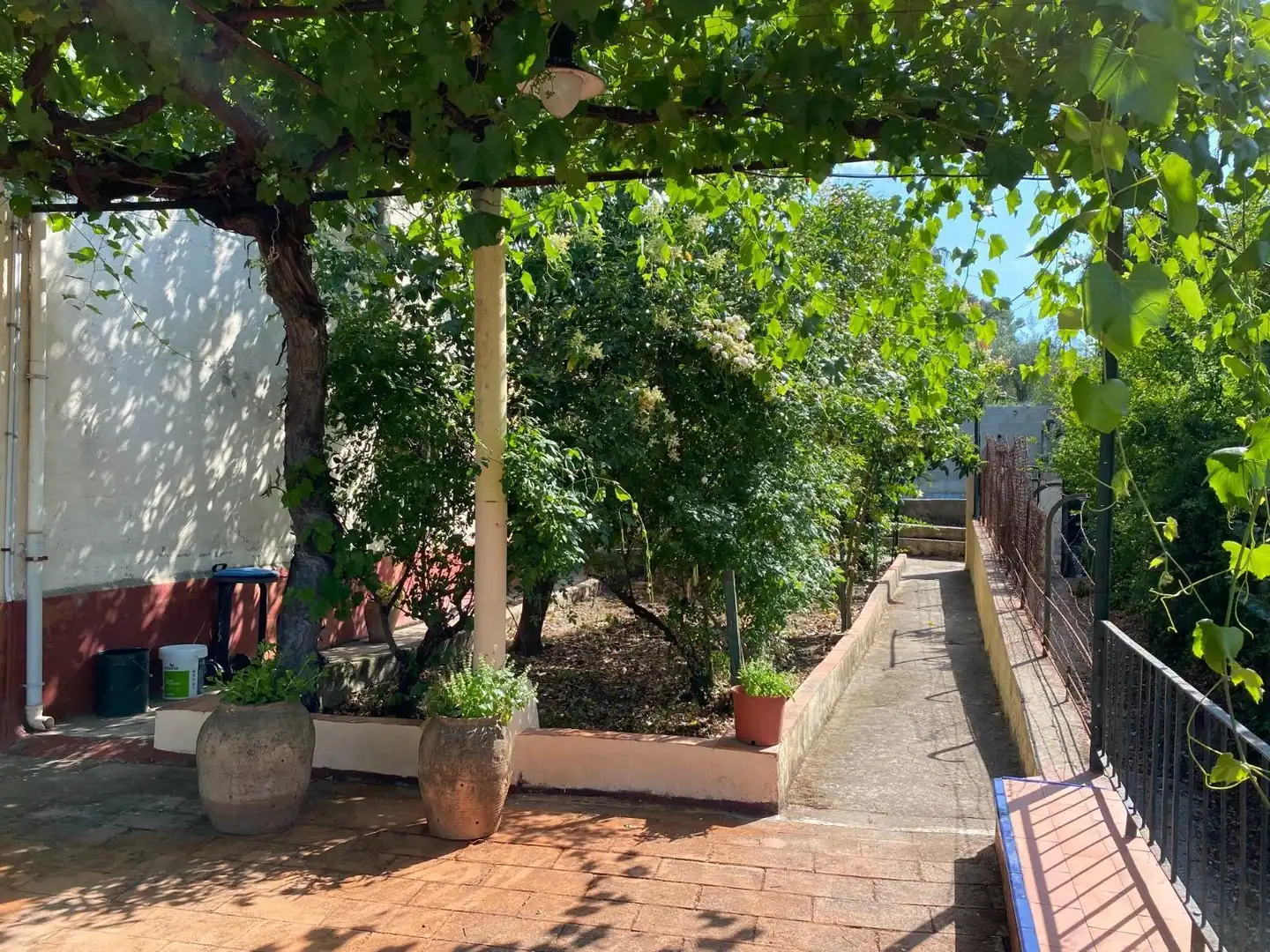 Terraza de Casa o chalet en venta en Albaida con Jardín privado, Terraza y Piscina