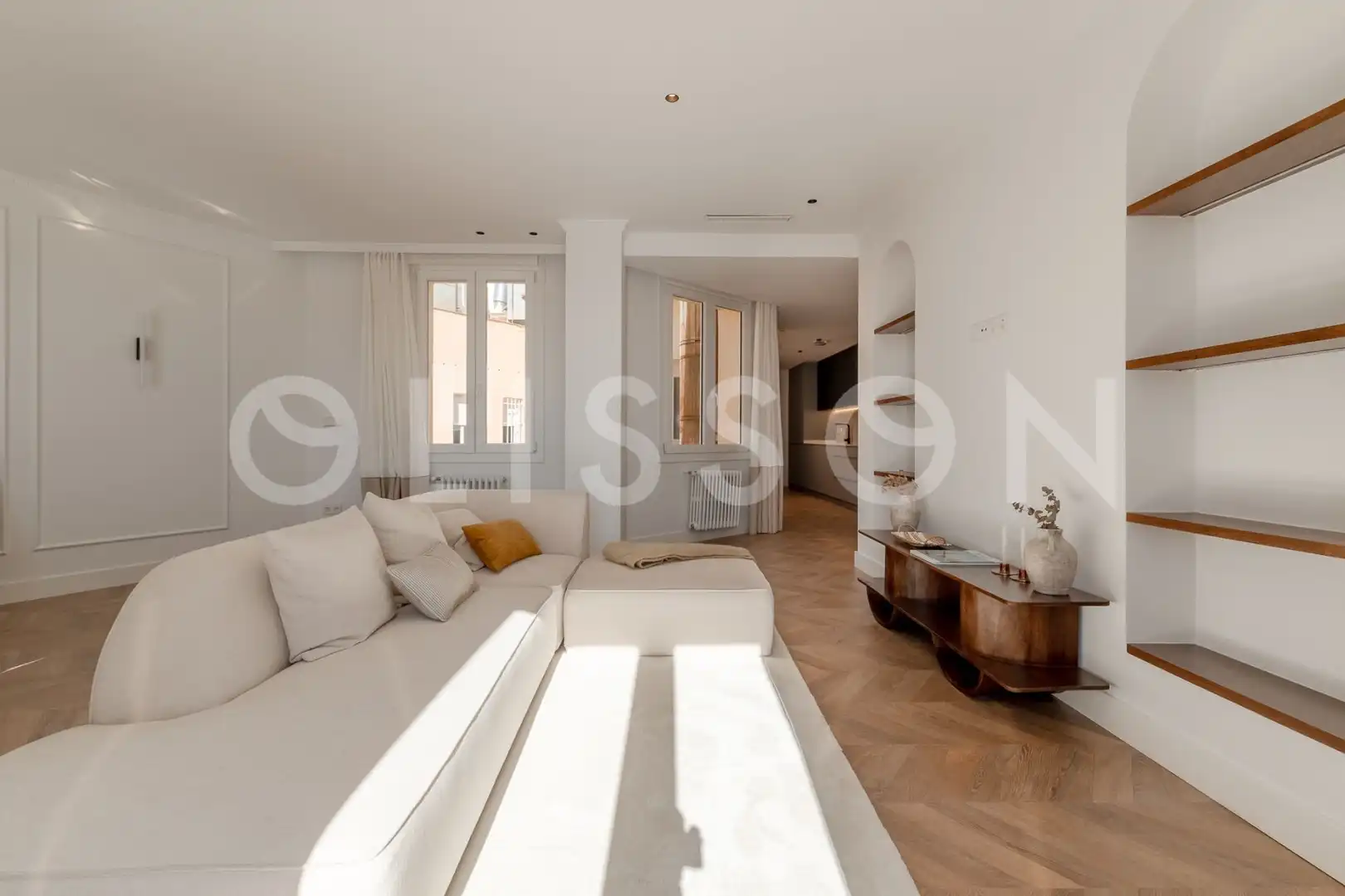 Sala d'estar de Àtic en venda en Madrid amb Aire condicionat, Terrassa i Traster