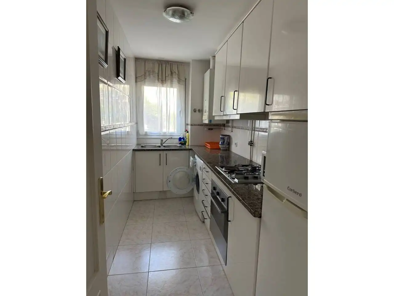 Kitchen of Flat for sale in Lloret de Mar  with Heating, Furnished and Balcony