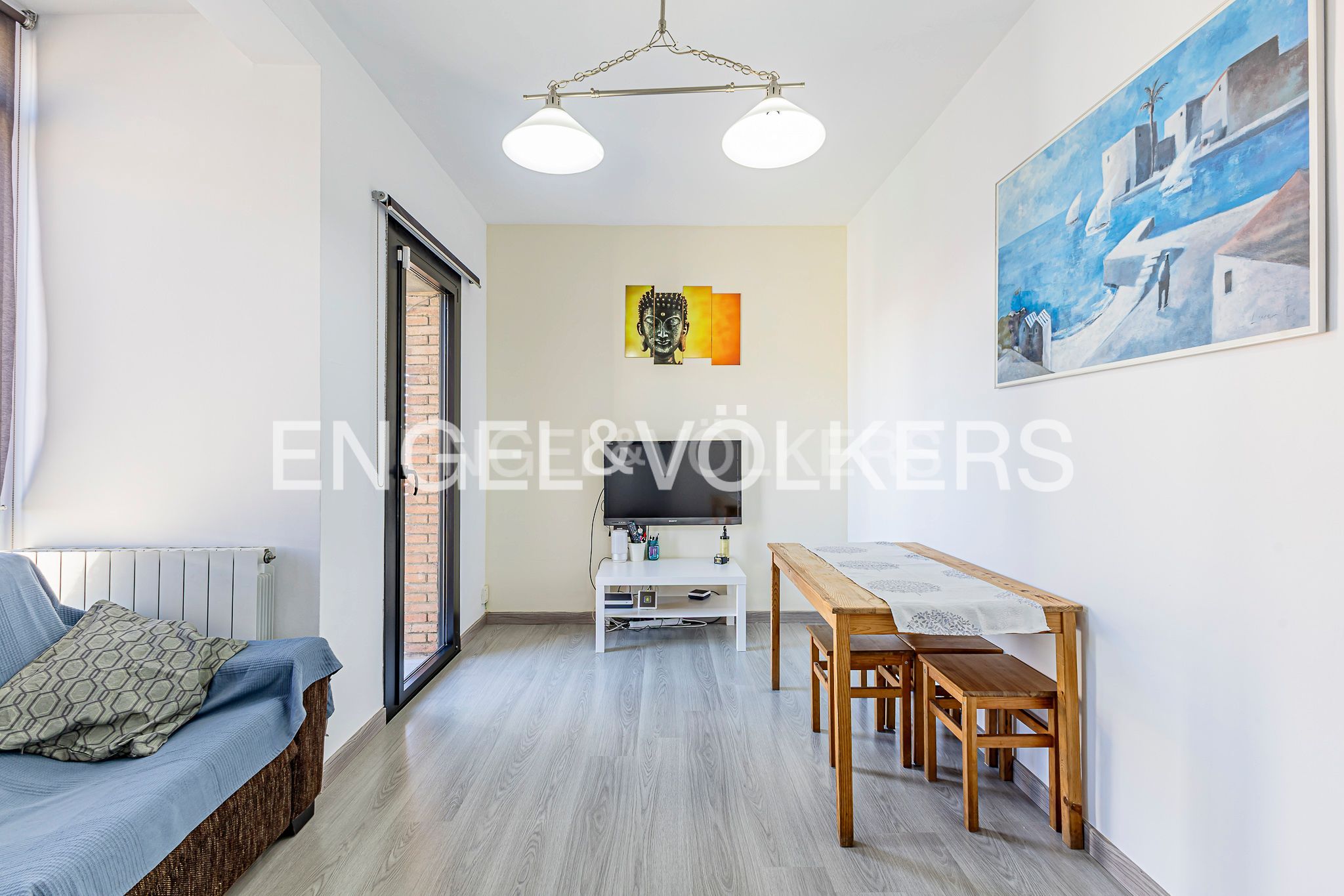 Menjador de Apartament en venda en  Barcelona Capital amb Calefacció i Balcó