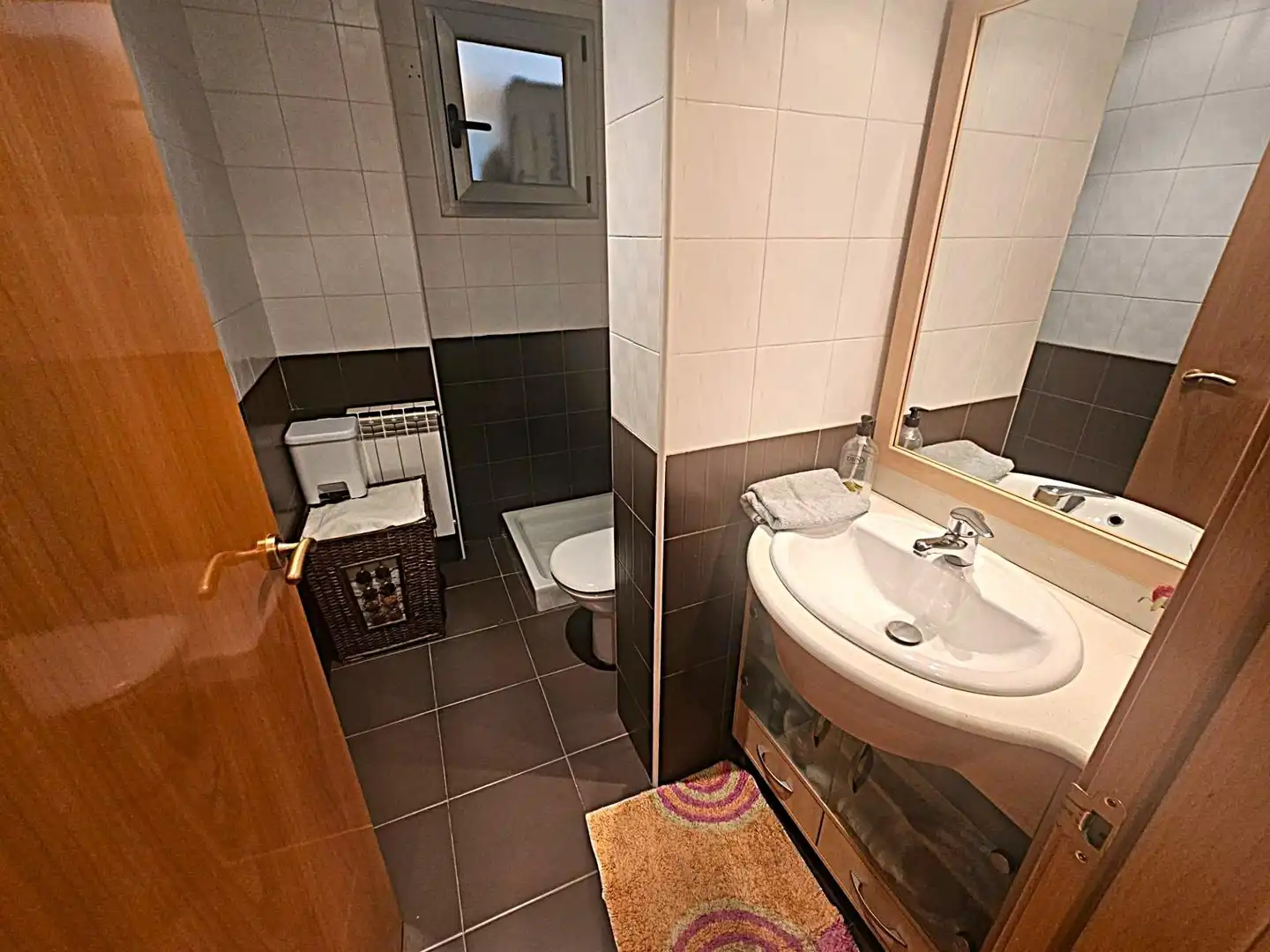 Badezimmer von Wohnungen zum Verkauf in Lleida mit Klimaanlage, Heizung und Balkon