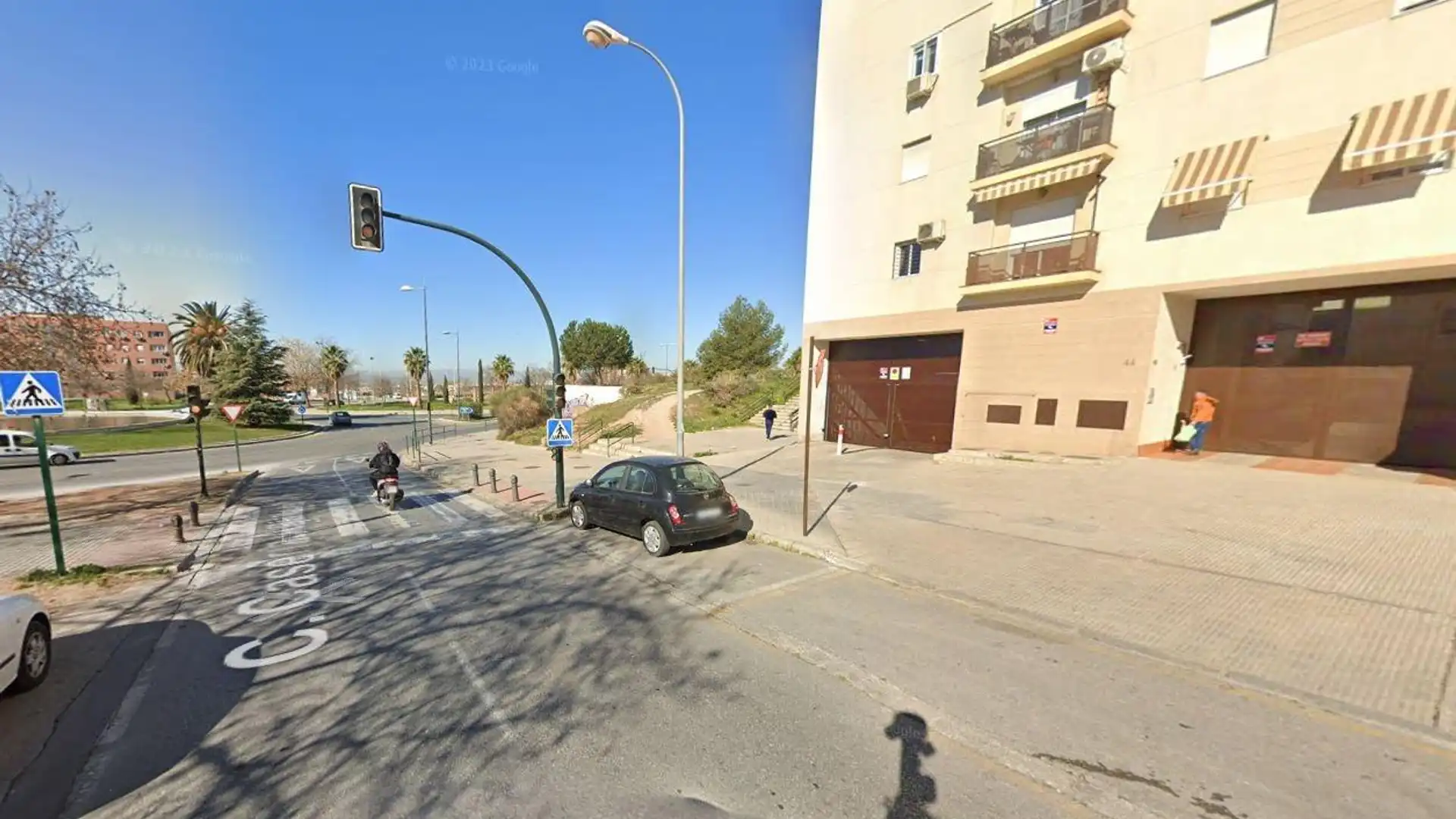 Vista exterior de Piso en venta en  Granada Capital con Balcón