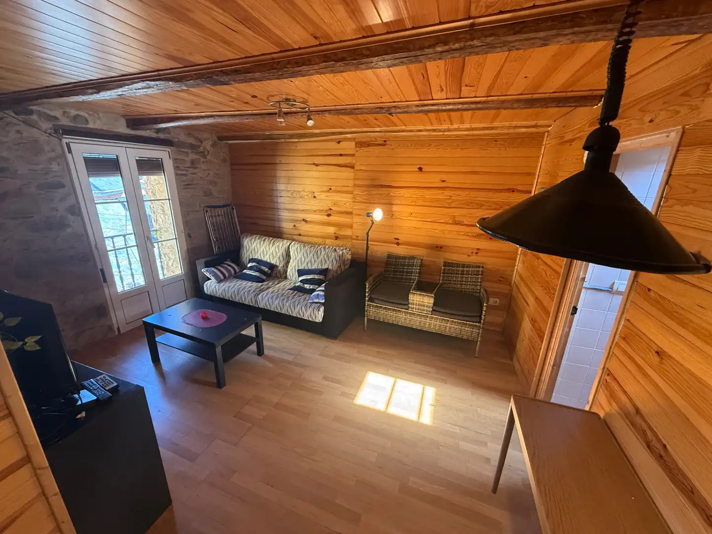 Sala de estar de Casa o chalet en venta en Bembibre con Jardín privado y Amueblado