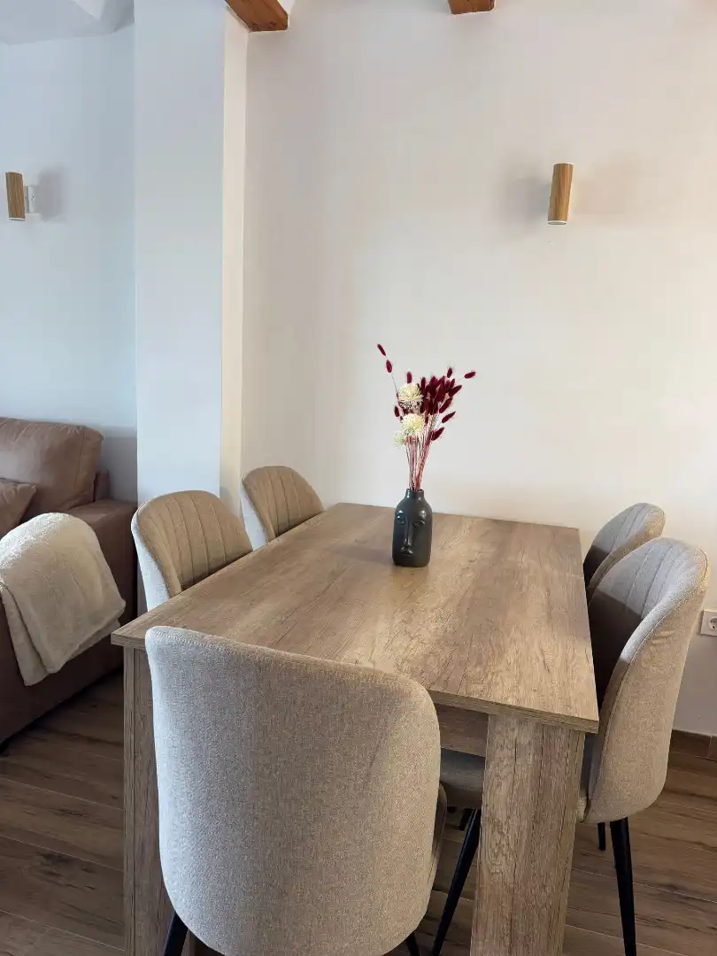 Esszimmer von Einfamilien-Reihenhaus zur Miete in Dénia mit Klimaanlage, Heizung und Möbliert