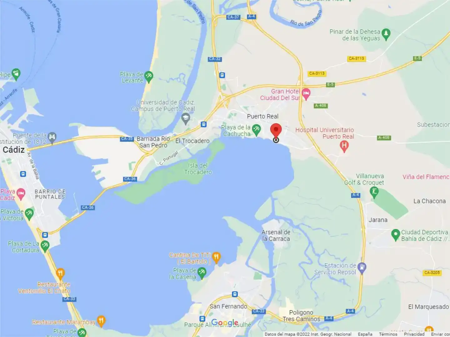 Vista exterior de Casa adosada en venta en Puerto Real con Aire acondicionado, Amueblado y Balcón