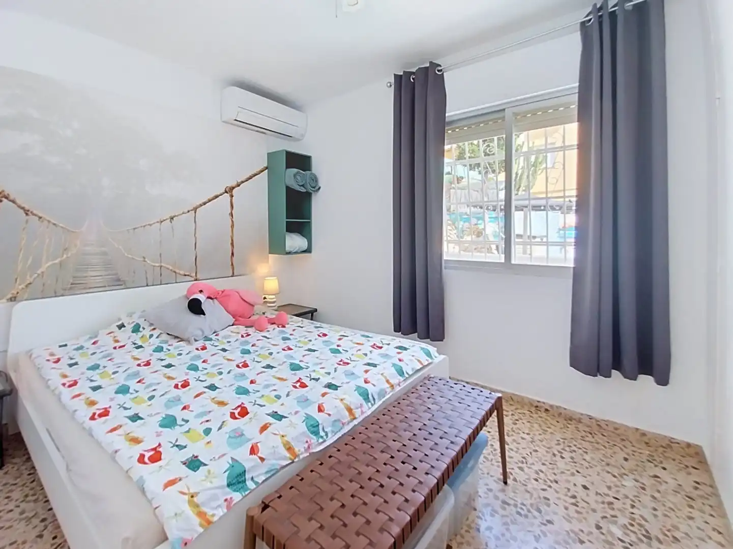 Dormitori de Casa o xalet en venda en La Nucia amb Aire condicionat, Jardí privat i Terrassa