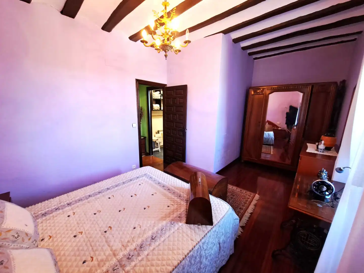 Dormitori de Casa adosada en venda en Baños de Rioja amb Calefacció, Jardí privat i Terrassa
