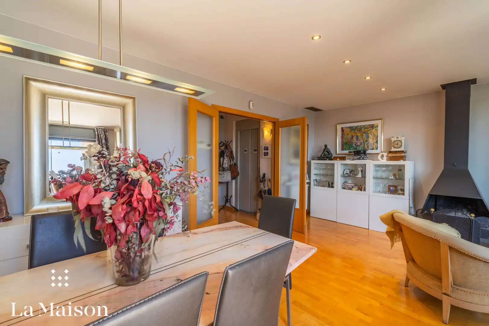 Comedor de Casa adosada en venta en Cabrils con Aire acondicionado, Calefacción y Jardín privado