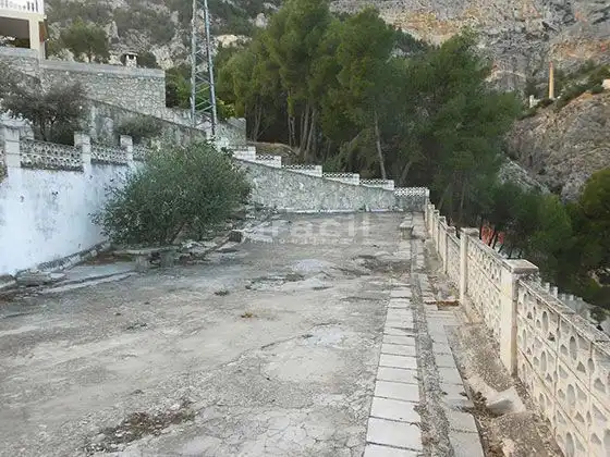 Exterior view of Houses for sale in Alcoy / Alcoi  with Terrace, Storage room and Swimming Pool