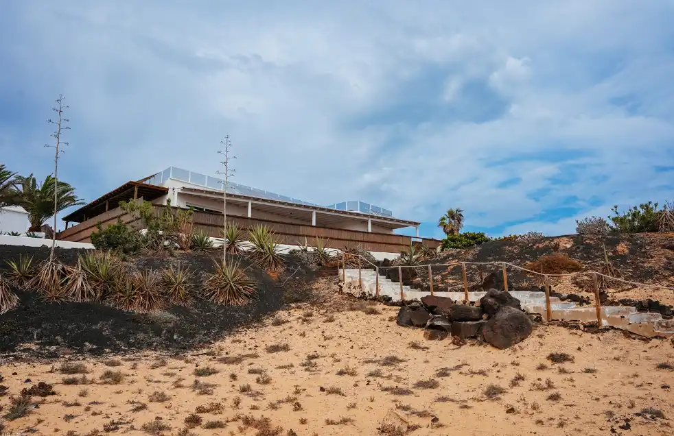 Vista exterior de Casa o chalet en venta en Haría con Jardín privado y Piscina