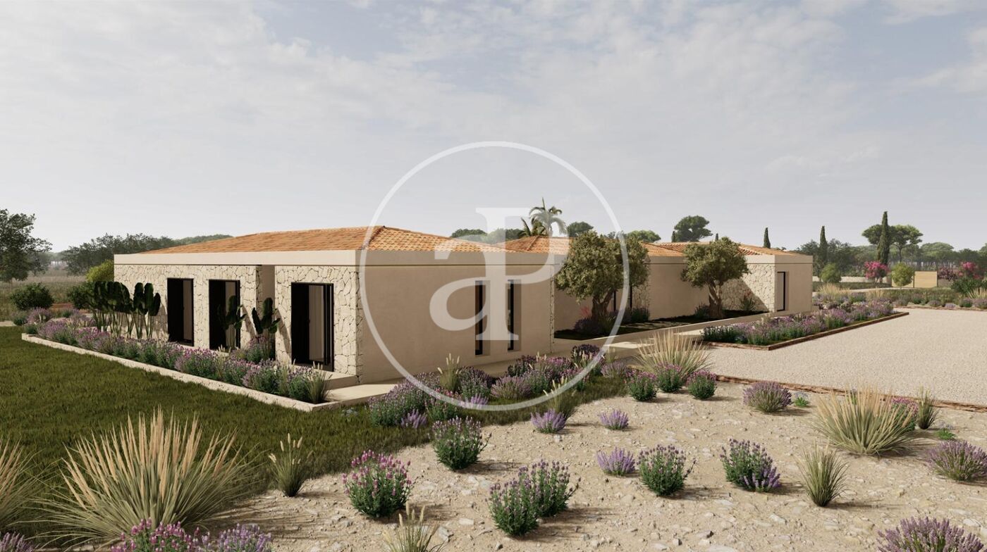 Vista exterior de Casa o xalet en venda en Sa Pobla amb Aire condicionat, Calefacció i Jardí privat