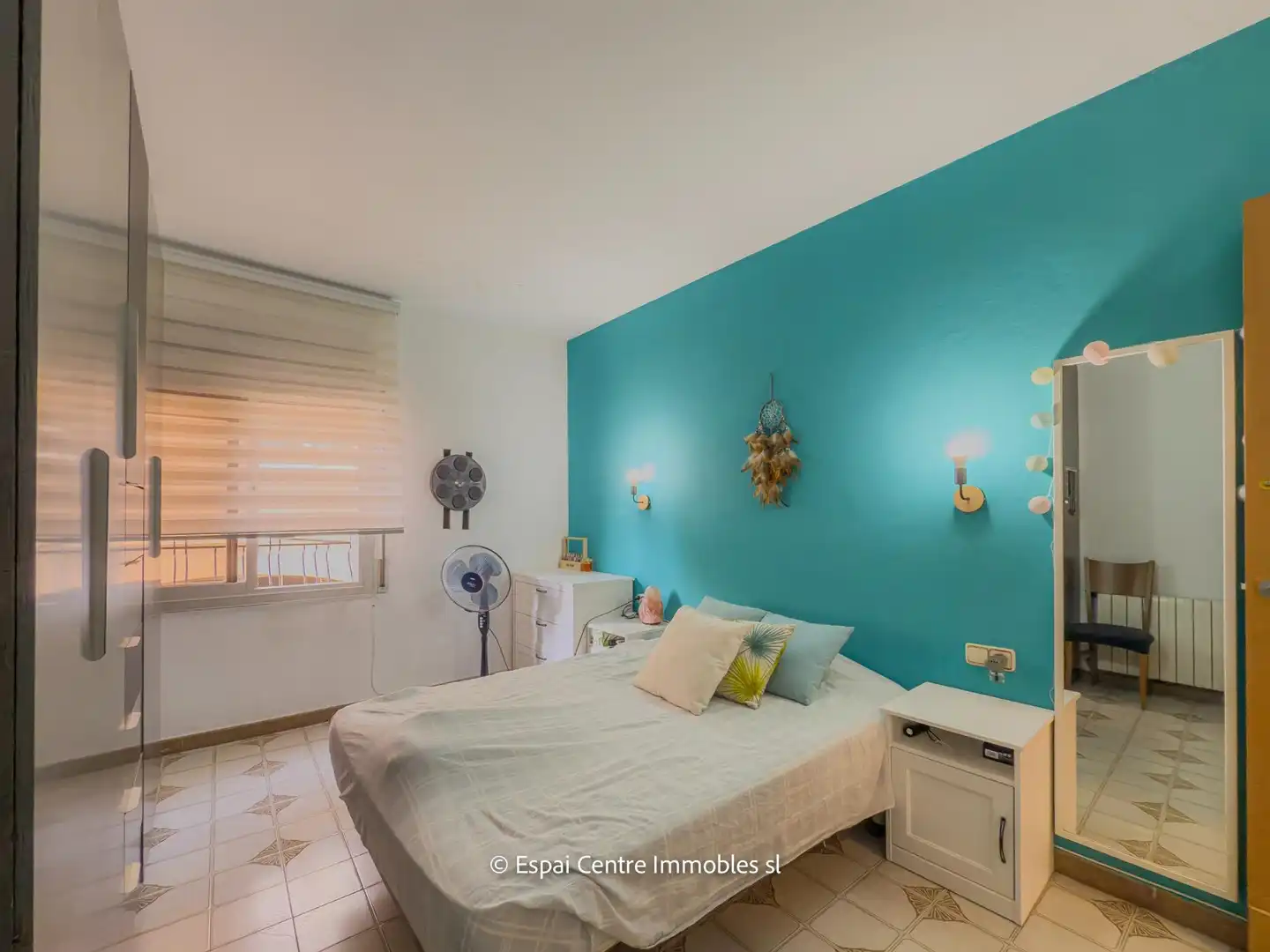 Schlafzimmer von Einfamilien-Reihenhaus zum Verkauf in Terrassa mit Heizung und Terrasse