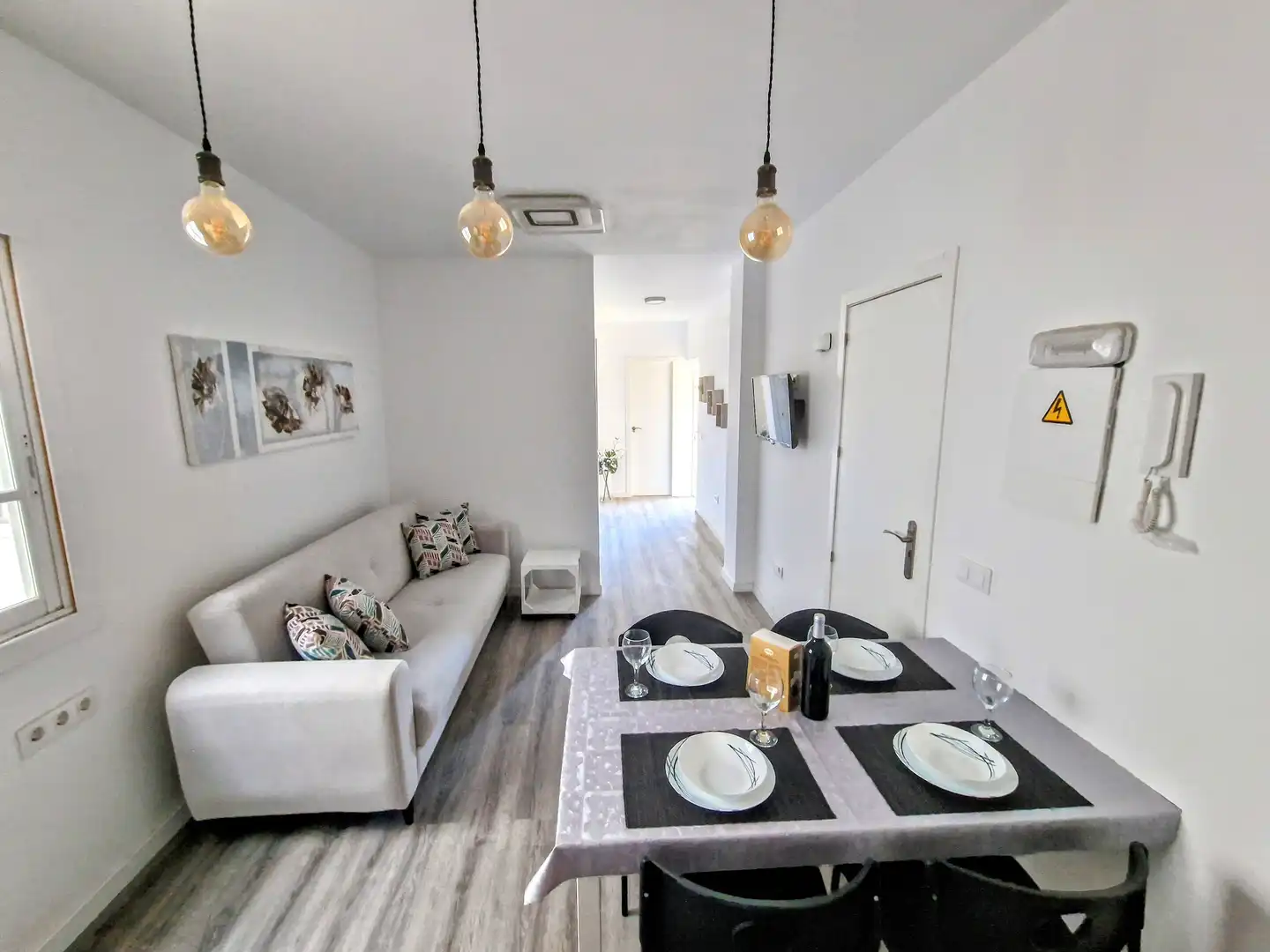 Sala d'estar de Àtic en venda en Arona amb Aire condicionat, Parquet i Terrassa