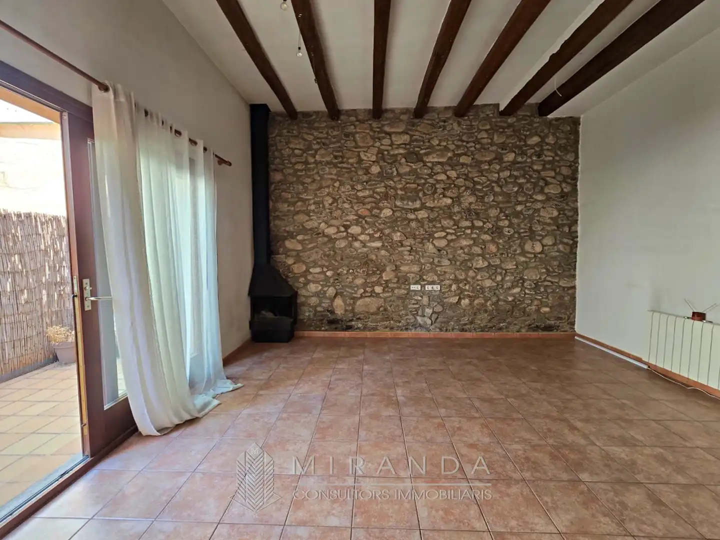 Sala de estar de Casa o chalet en venta en La Garriga con Calefacción, Parquet y Terraza