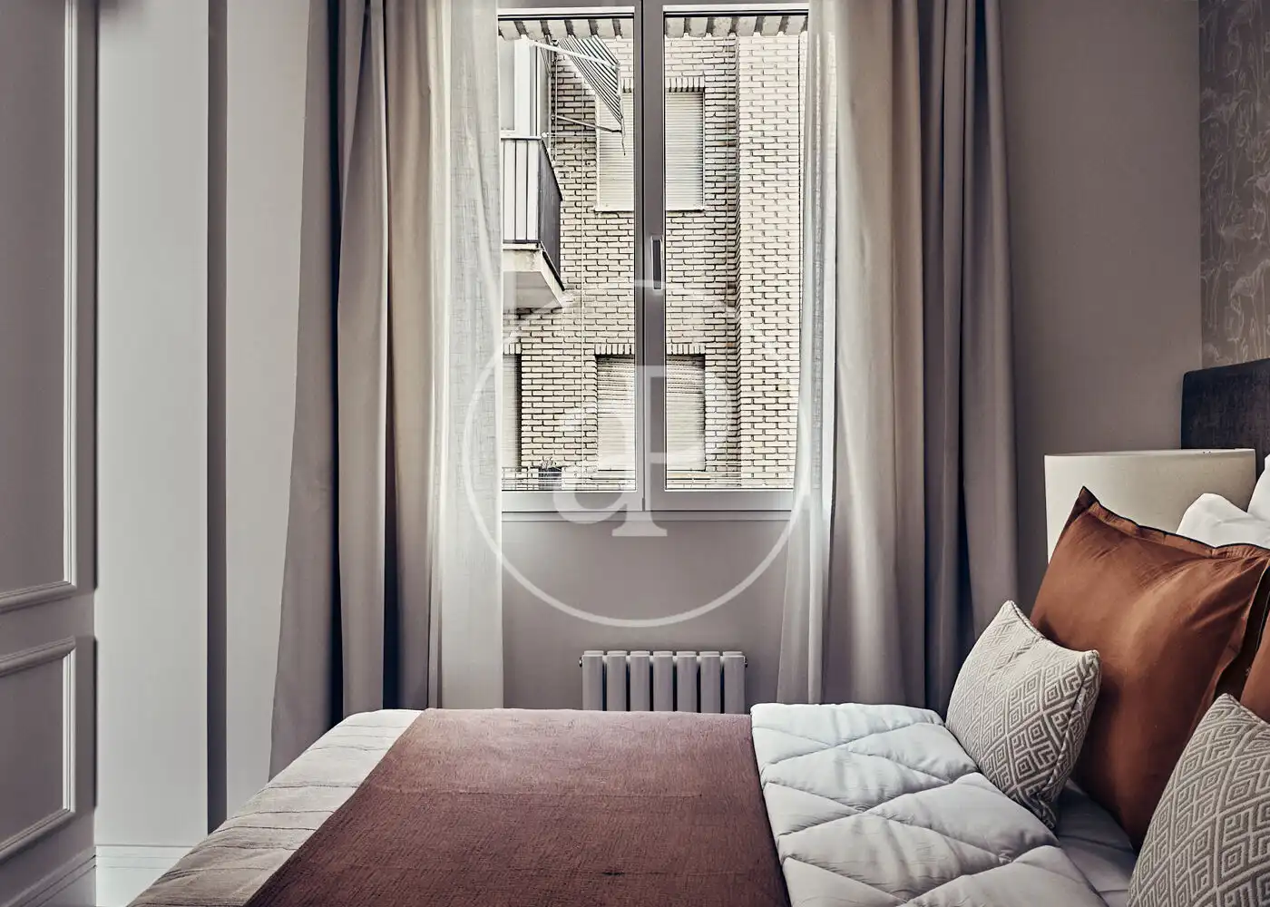 Schlafzimmer von Wohnung zum Verkauf in Madrid mit Klimaanlage, Heizung und Terrasse