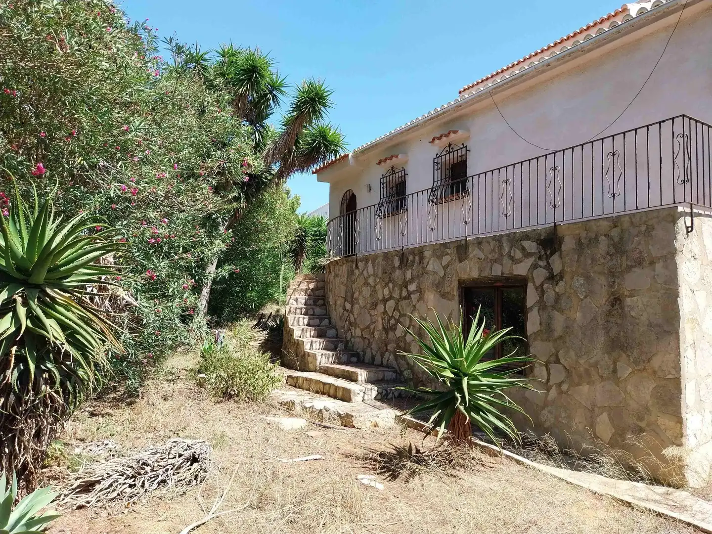 Vista exterior de Casa o xalet en venda en Jávea / Xàbia amb Aire condicionat, Calefacció i Jardí privat
