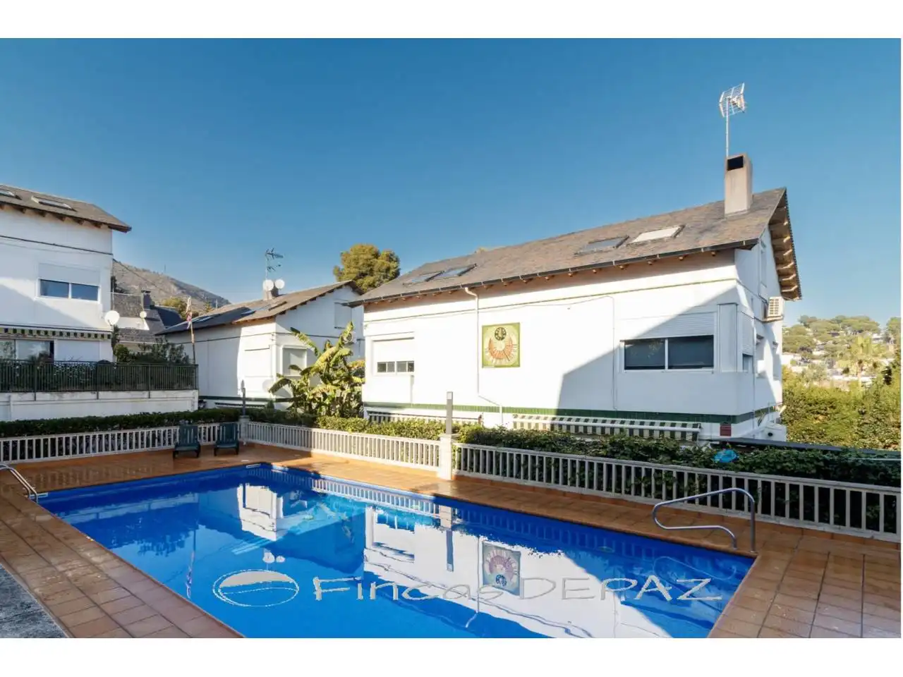 Exterior view of Detached homes for sale in Castelldefels  with Air Conditioner, Heating and Private garden