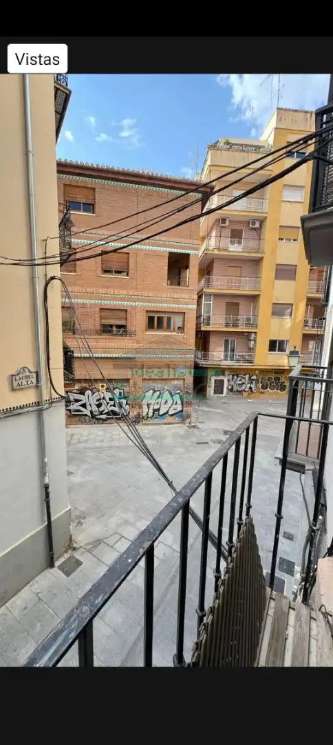 Exterior view of Flat for sale in  Granada Capital  with Air Conditioner and Balcony