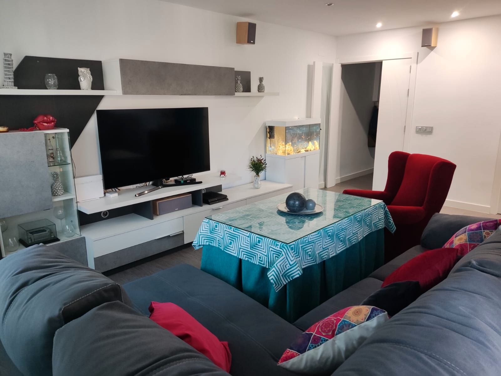 Sala d'estar de Pis en venda en Mérida amb Aire condicionat, Calefacció i Moblat