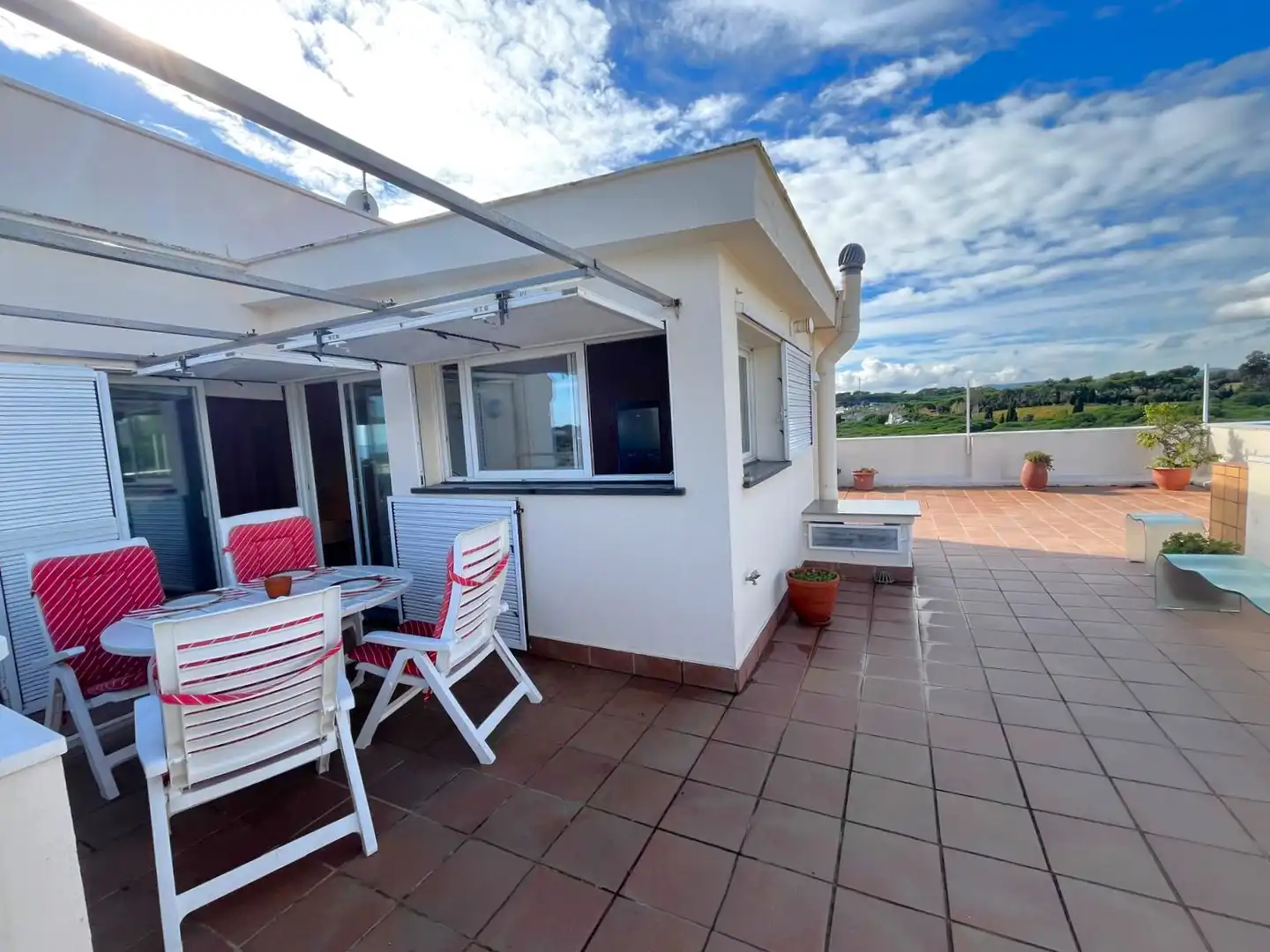 Terrasse von Dachboden zum Verkauf in Palamós mit Terrasse und Möbliert