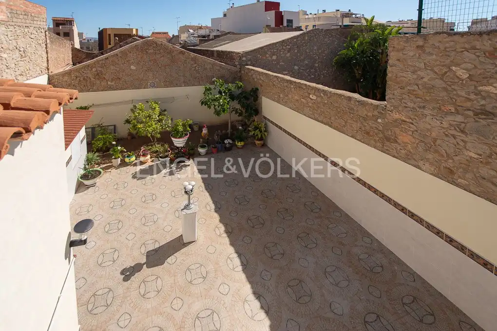 Terrassa de Casa o xalet en venda en Oropesa del Mar / Orpesa amb Calefacció, Jardí privat i Terrassa
