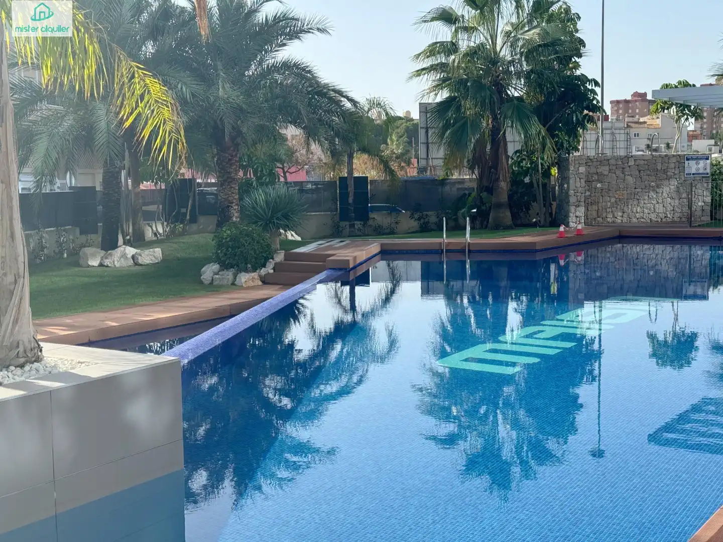Swimming pool of Apartments for rent in El Campello  with Air Conditioner, Private garden and Terrace