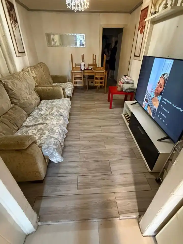 Sala de estar de Piso en venta en  Zaragoza Capital con Aire acondicionado, Terraza y Balcón