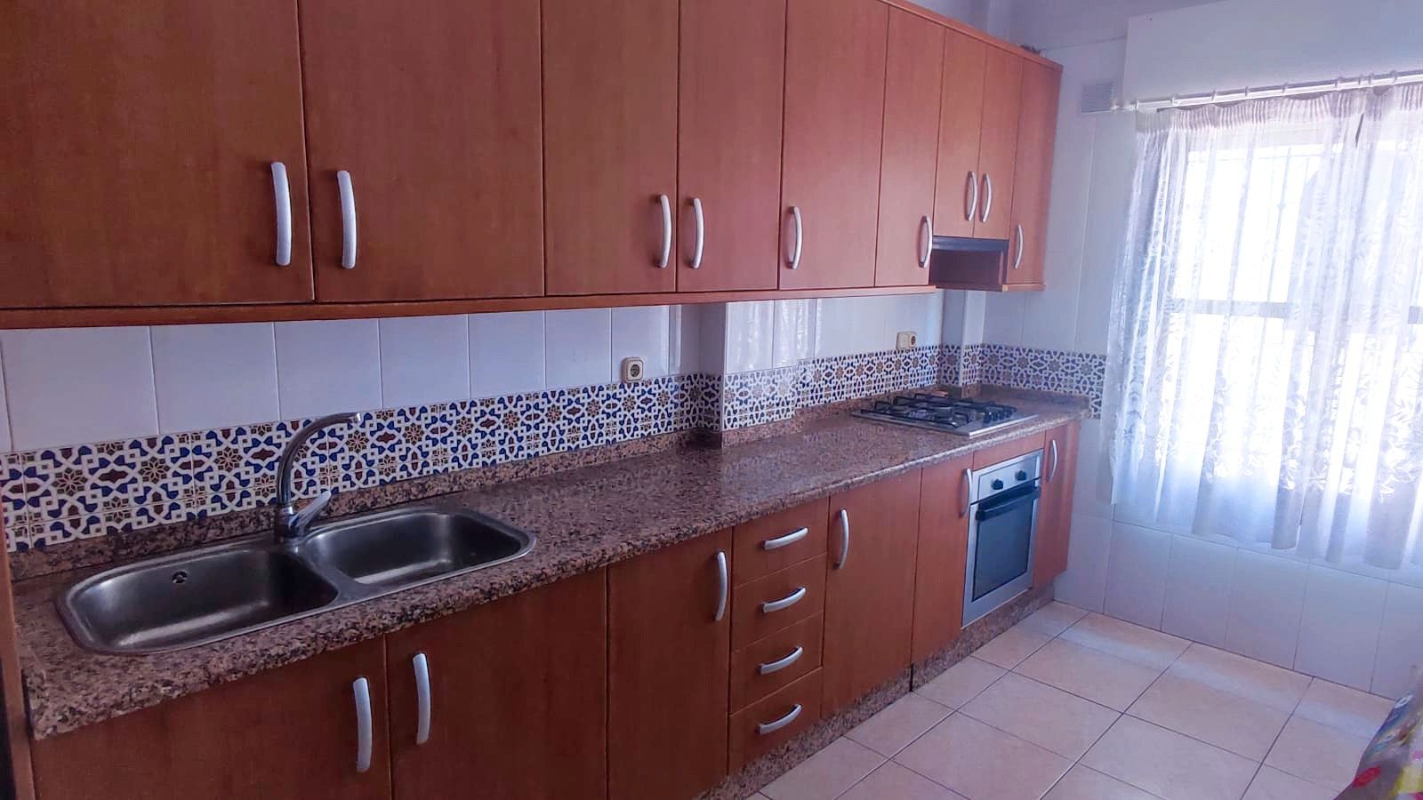 Kitchen of Single-family semi-detached for sale in Villanueva del Rosario  with Heating, Terrace and Furnished