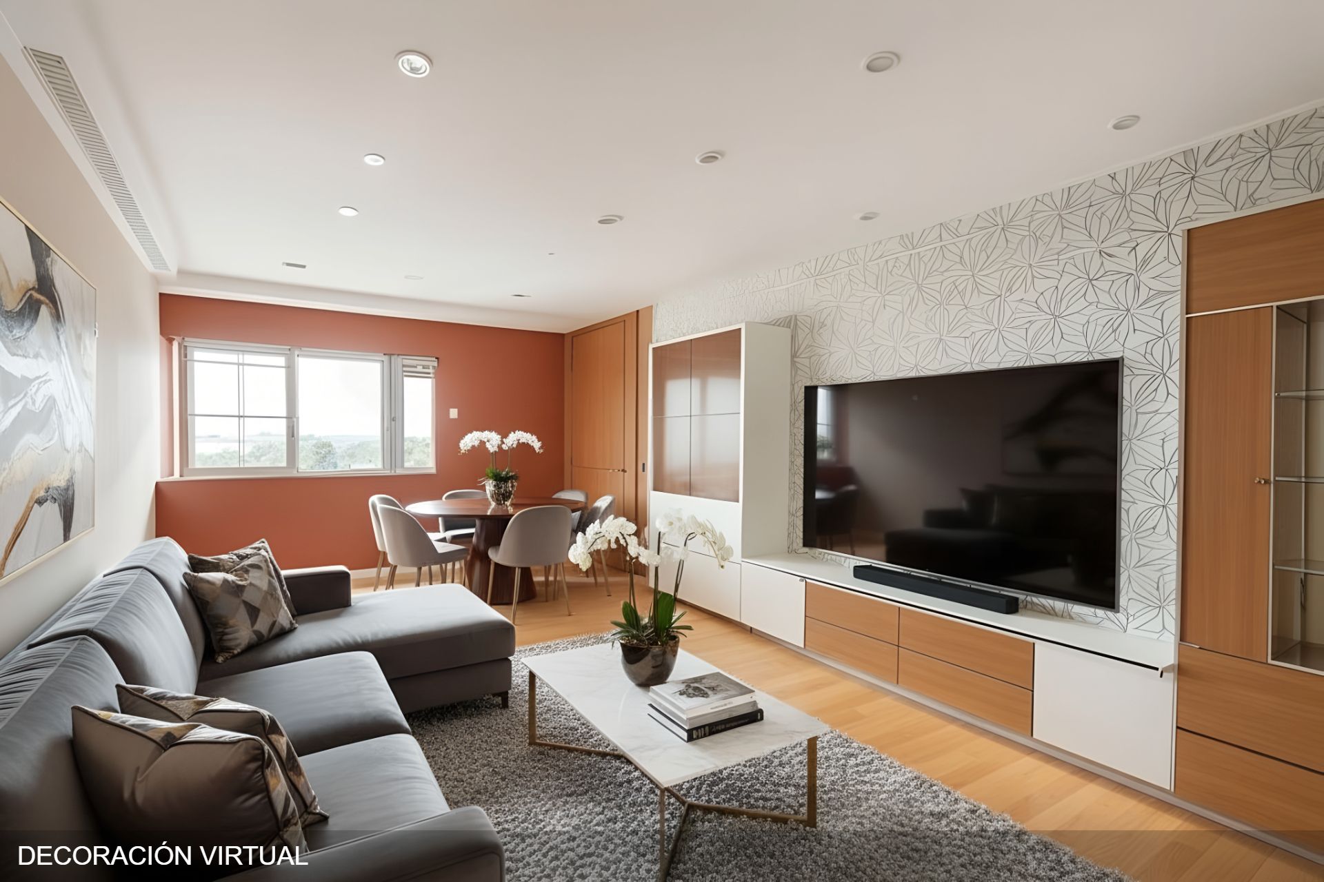 Sala d'estar de Pis en venda en  Madrid Capital amb Aire condicionat, Calefacció i Moblat