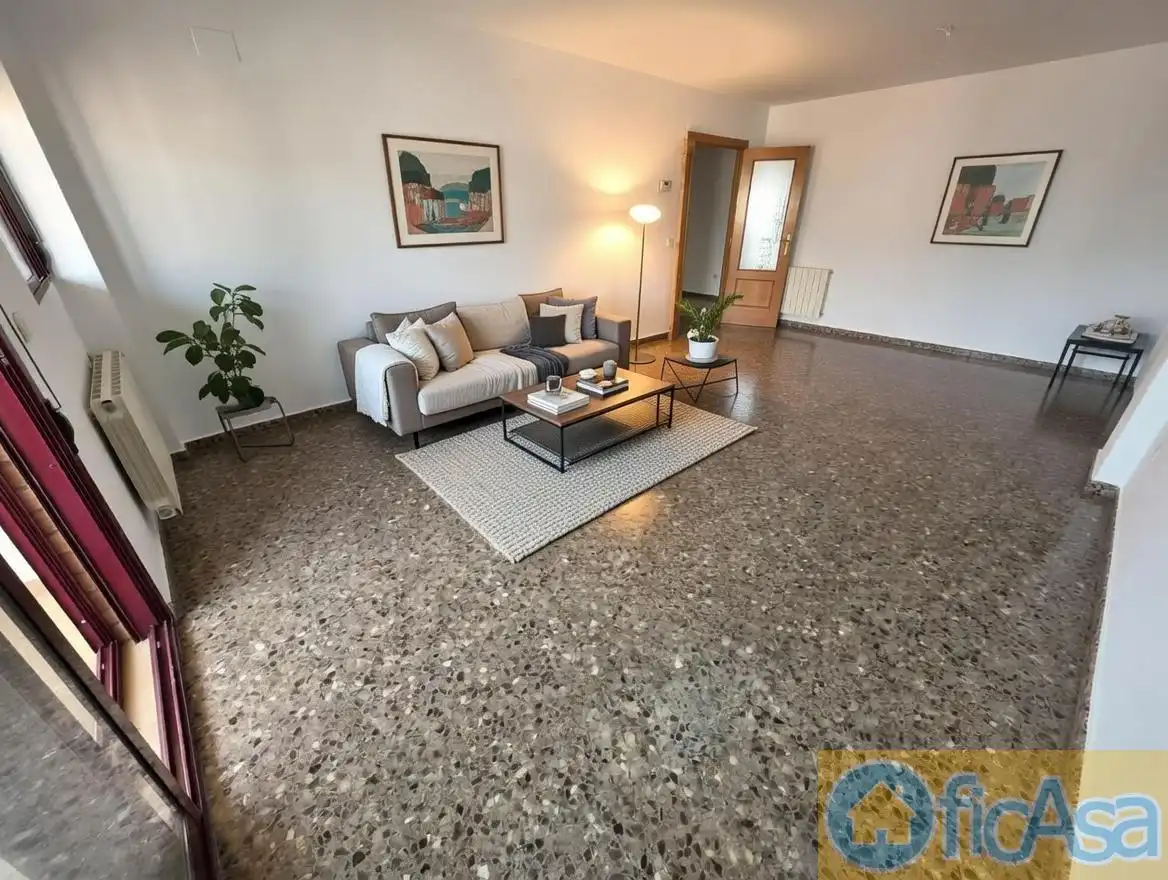 Sala de estar de Ático en venta en Castellón de la Plana / Castelló de la Plana con Aire acondicionado, Calefacción y Terraza