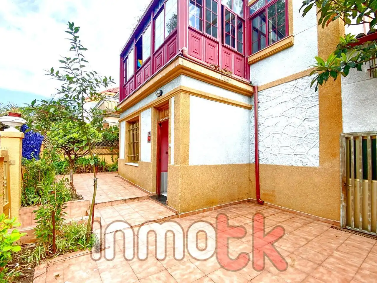 Exterior view of Houses for sale in A Coruña Capital   with Heating, Private garden and Terrace