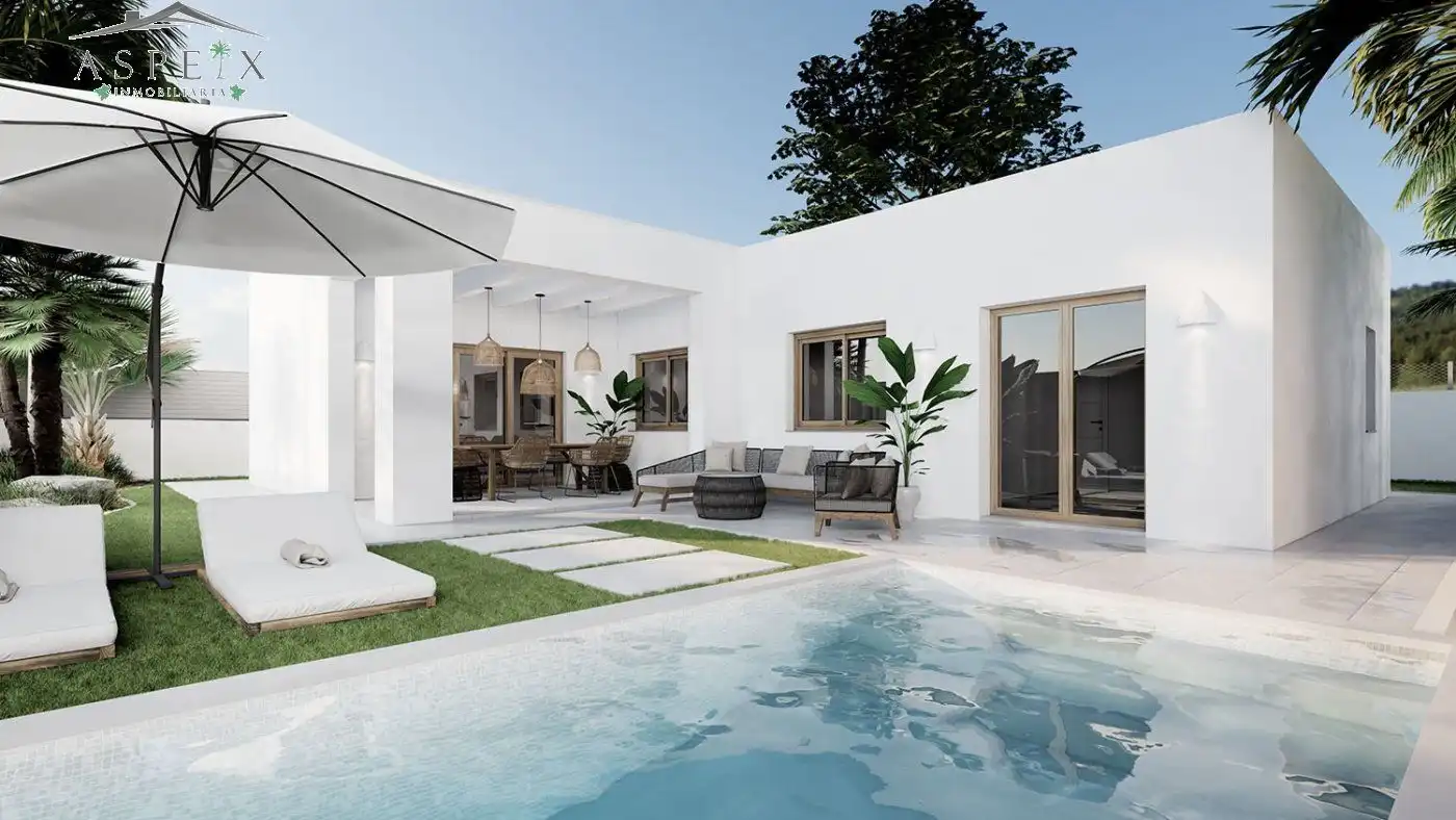 Swimming pool of Houses for sale in Aspe  with Private garden, Terrace and Storage room