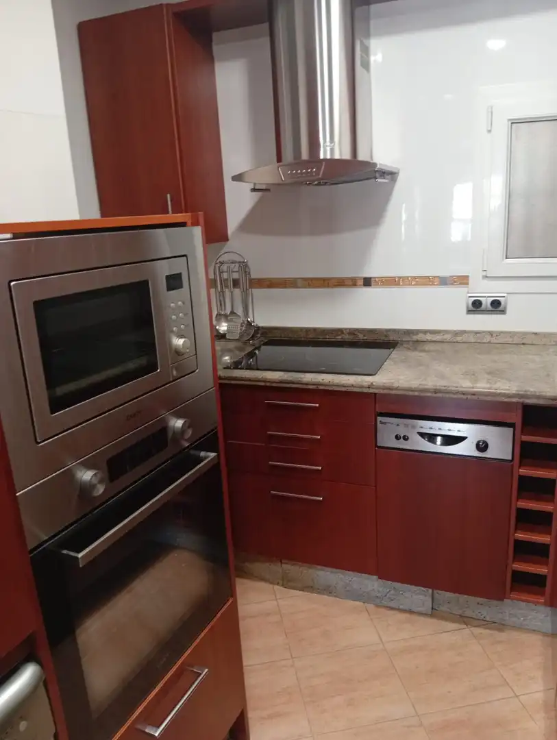 Kitchen of Flat for rent in Málaga  with Air Conditioner and Furnished
