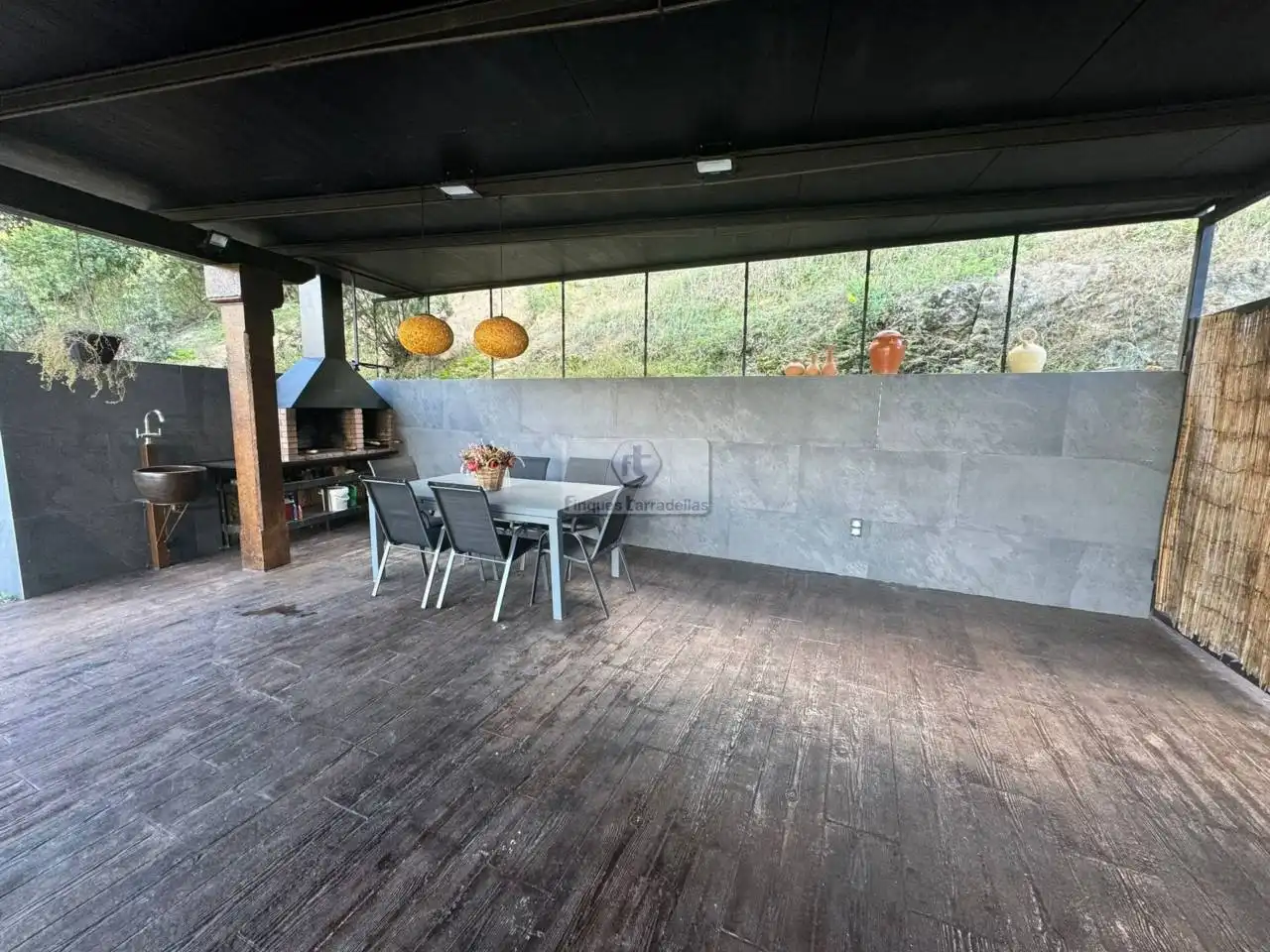 Terrassa de Casa o xalet en venda en Fogars de la Selva amb Aire condicionat, Calefacció i Jardí privat