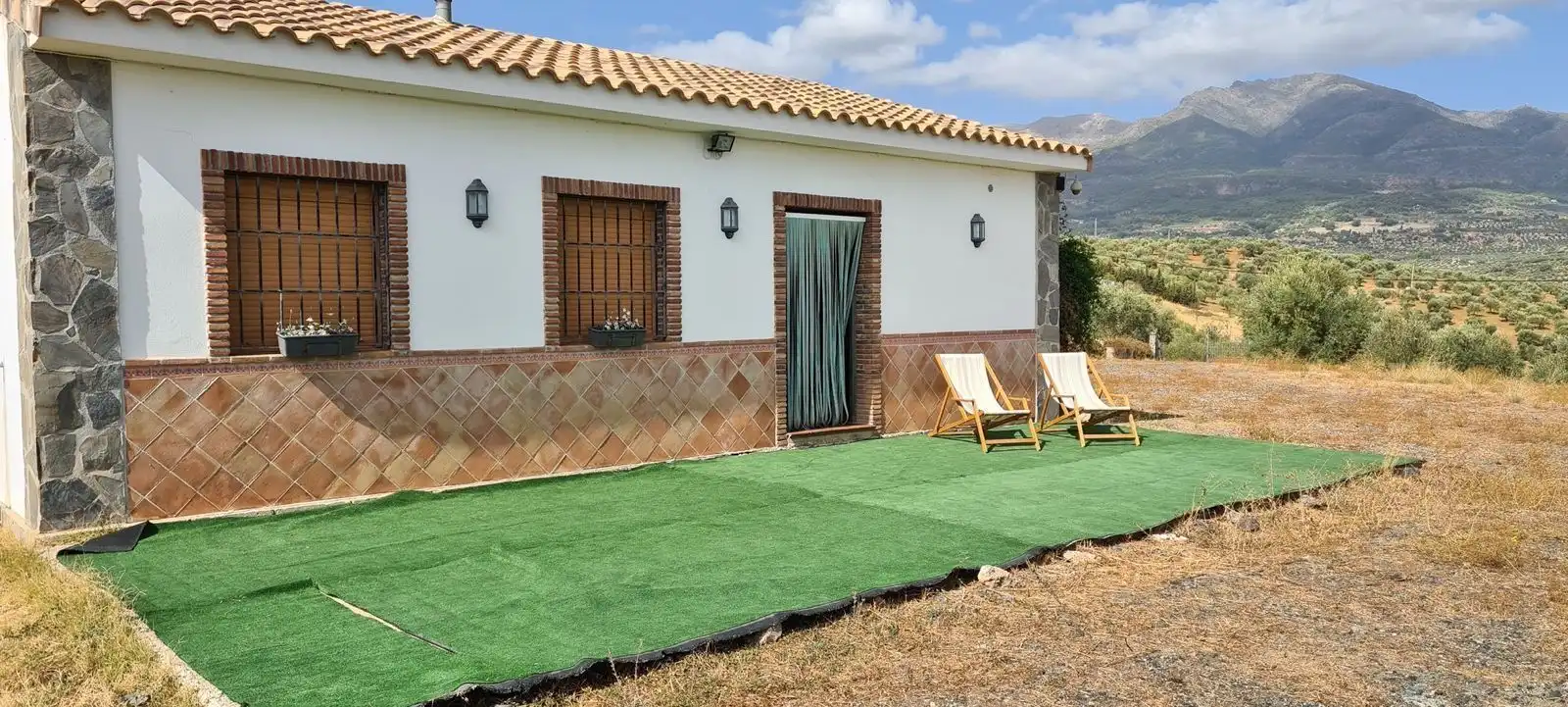 Jardín de Finca rústica en venta en Alozaina con Aire acondicionado, Calefacción y Jardín privado