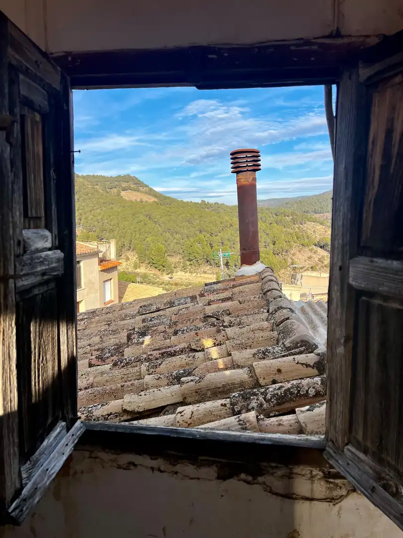 Vista exterior de Finca rústica en venta en Biar con Calefacción, Terraza y Trastero