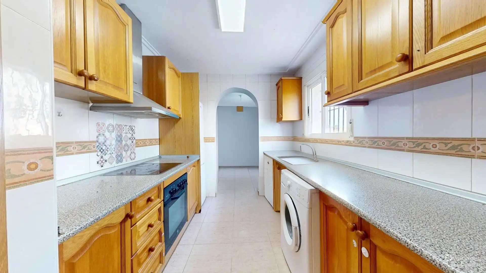 Cocina de Casa adosada en venta en Monforte del Cid con Jardín privado