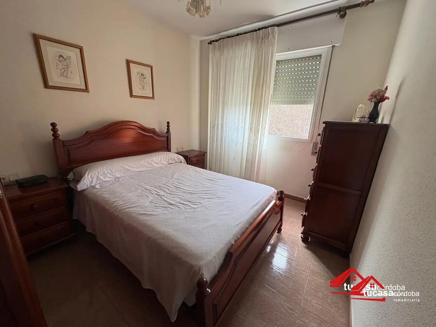 Bedroom of Flat for sale in Córdoba  with Air Conditioner and Balcony