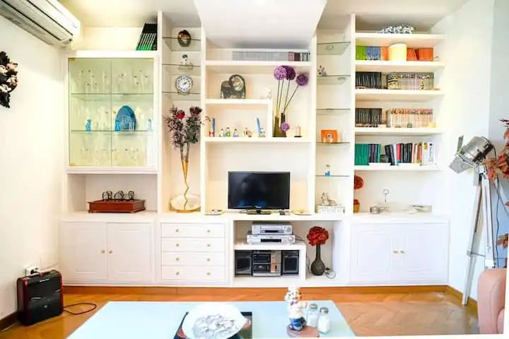 Living room of Attic for rent in Madrid  with Air Conditioner, Parquet flooring and Terrace