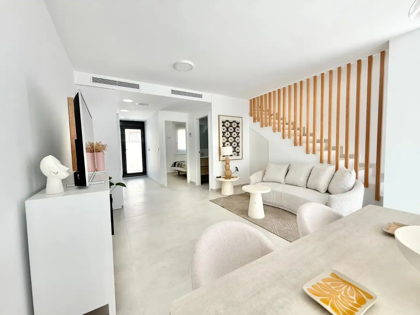 Sala d'estar de Finca rústica en venda en Cox amb Piscina comunitària