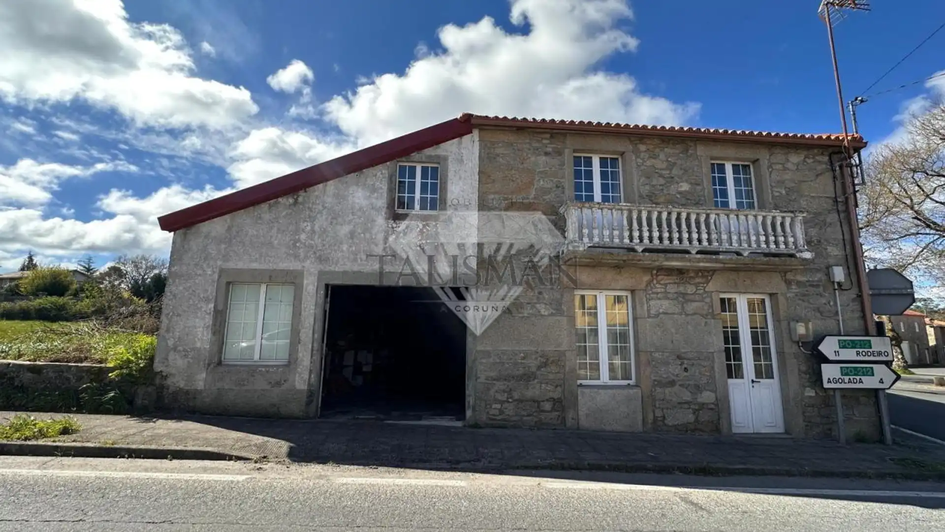 Vista exterior de Casa o xalet en venda en Agolada amb Moblat