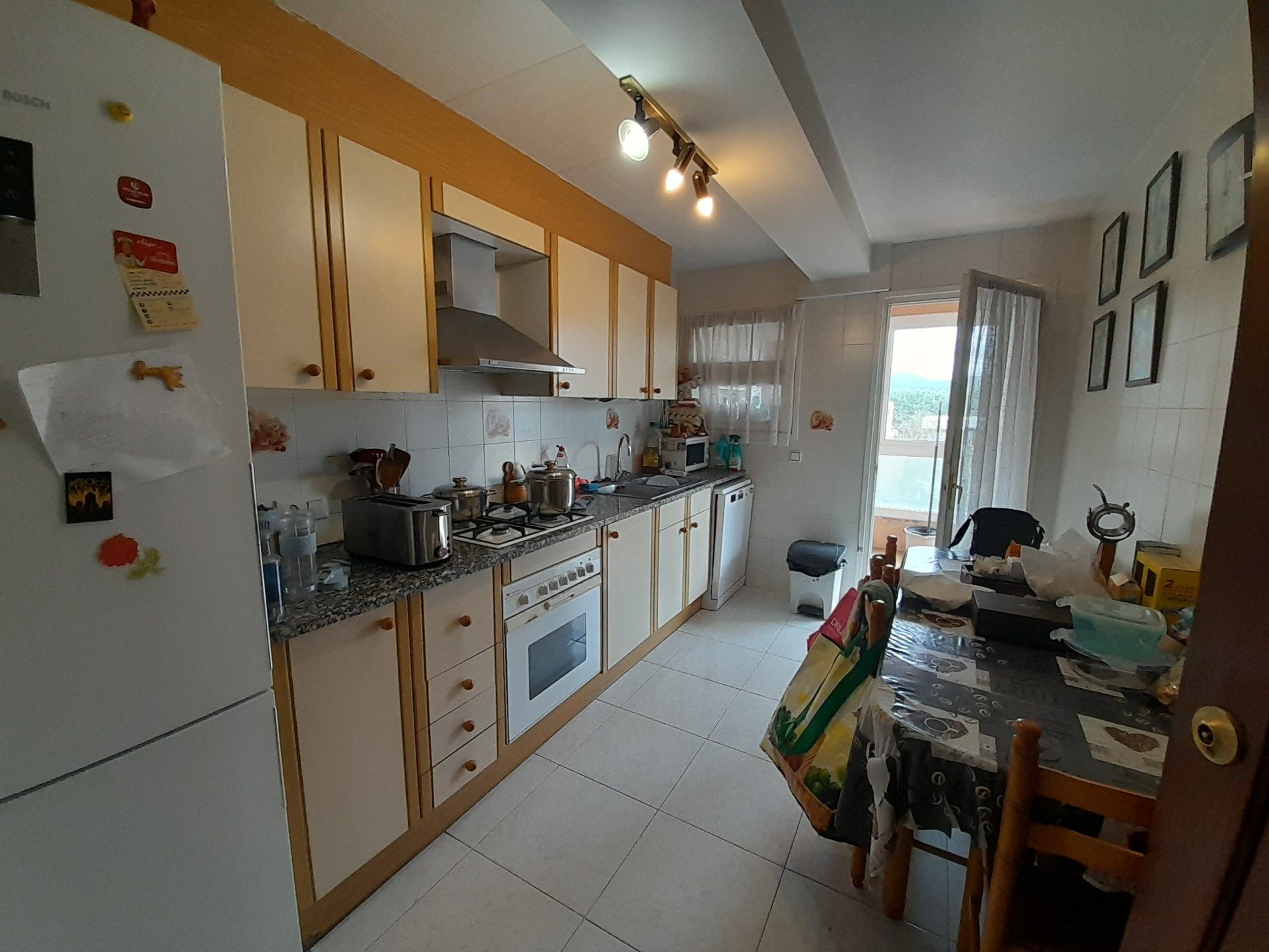 Kitchen of Flat for sale in Olot  with Heating, Storage room and Balcony