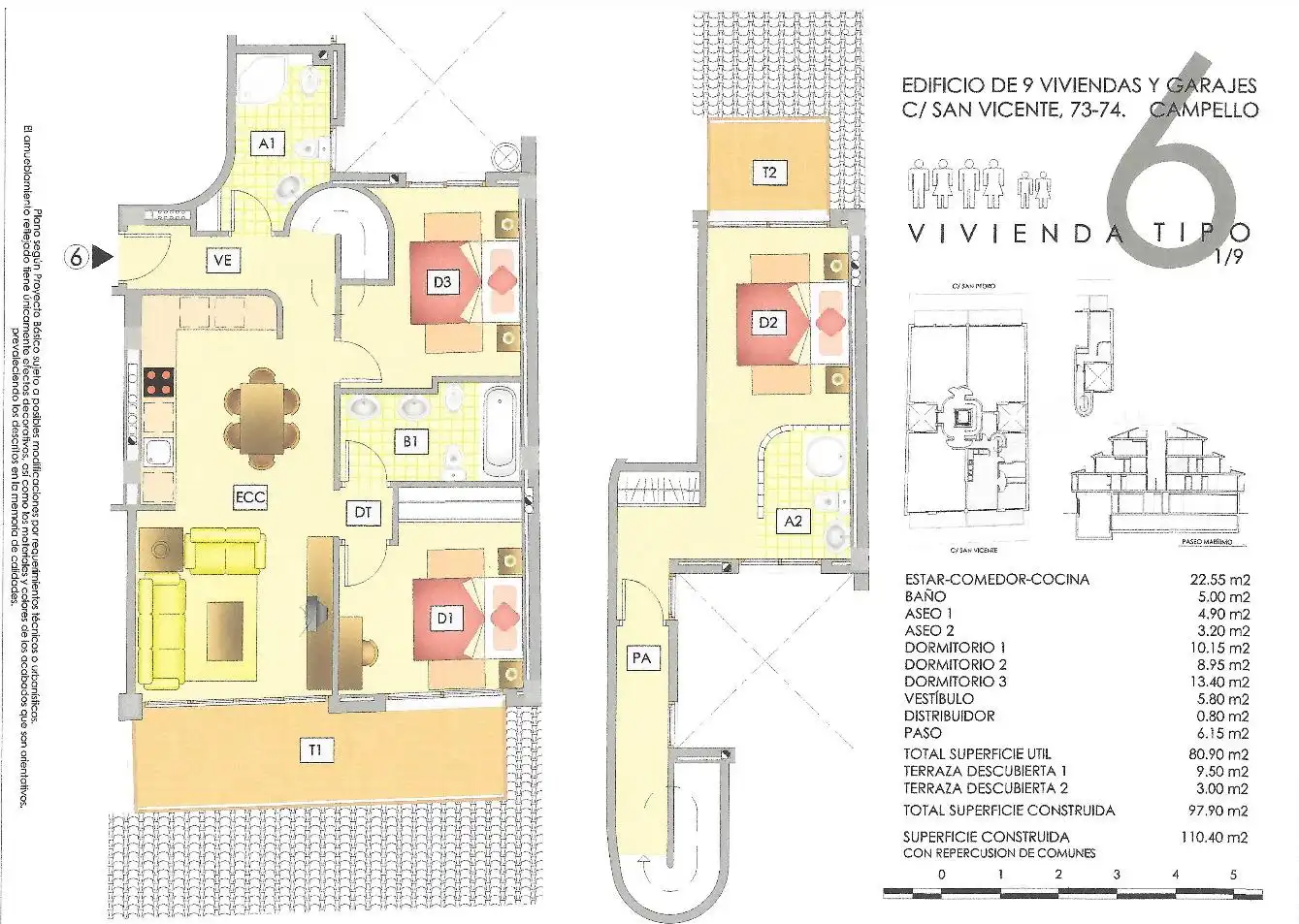 Duplexes for sale in El Campello  with Air Conditioner, Heating and Terrace