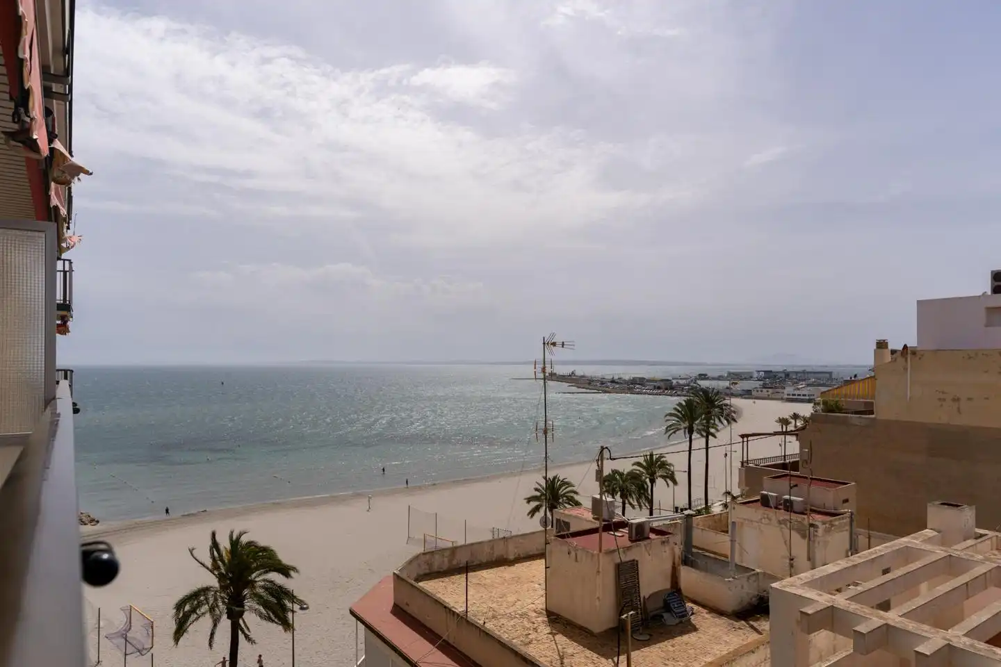 Schlafzimmer von Wohnung zum Verkauf in Santa Pola mit Klimaanlage und Terrasse