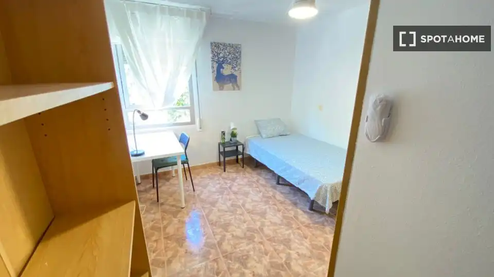 Bedroom of Flat for rent in Madrid  with Air Conditioner, Heating and Furnished