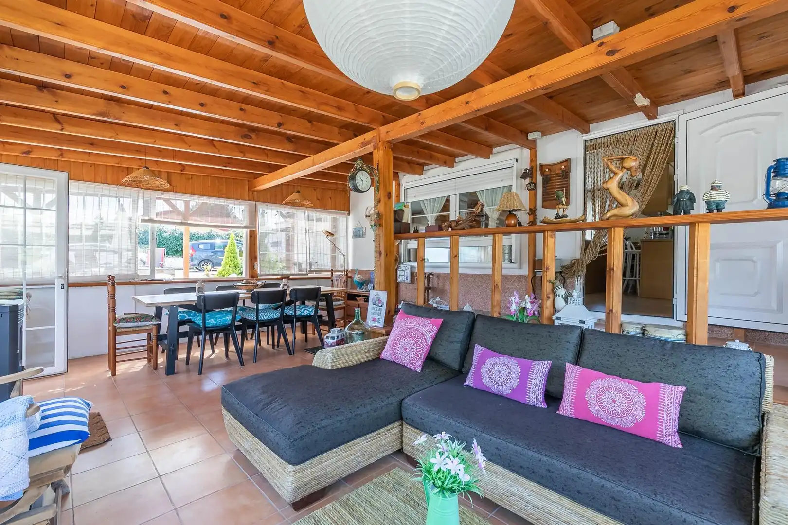 Living room of Houses for sale in Almoguera  with Air Conditioner, Heating and Private garden