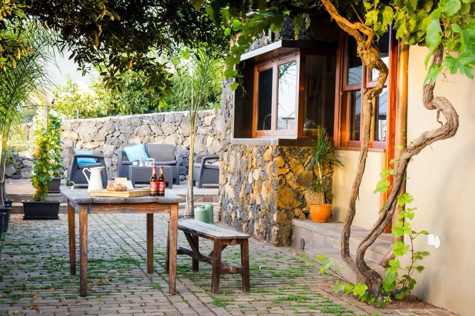 Terrasse von Country house zum Verkauf in Santa Úrsula mit Privatgarten, Terrasse und Schwimmbad