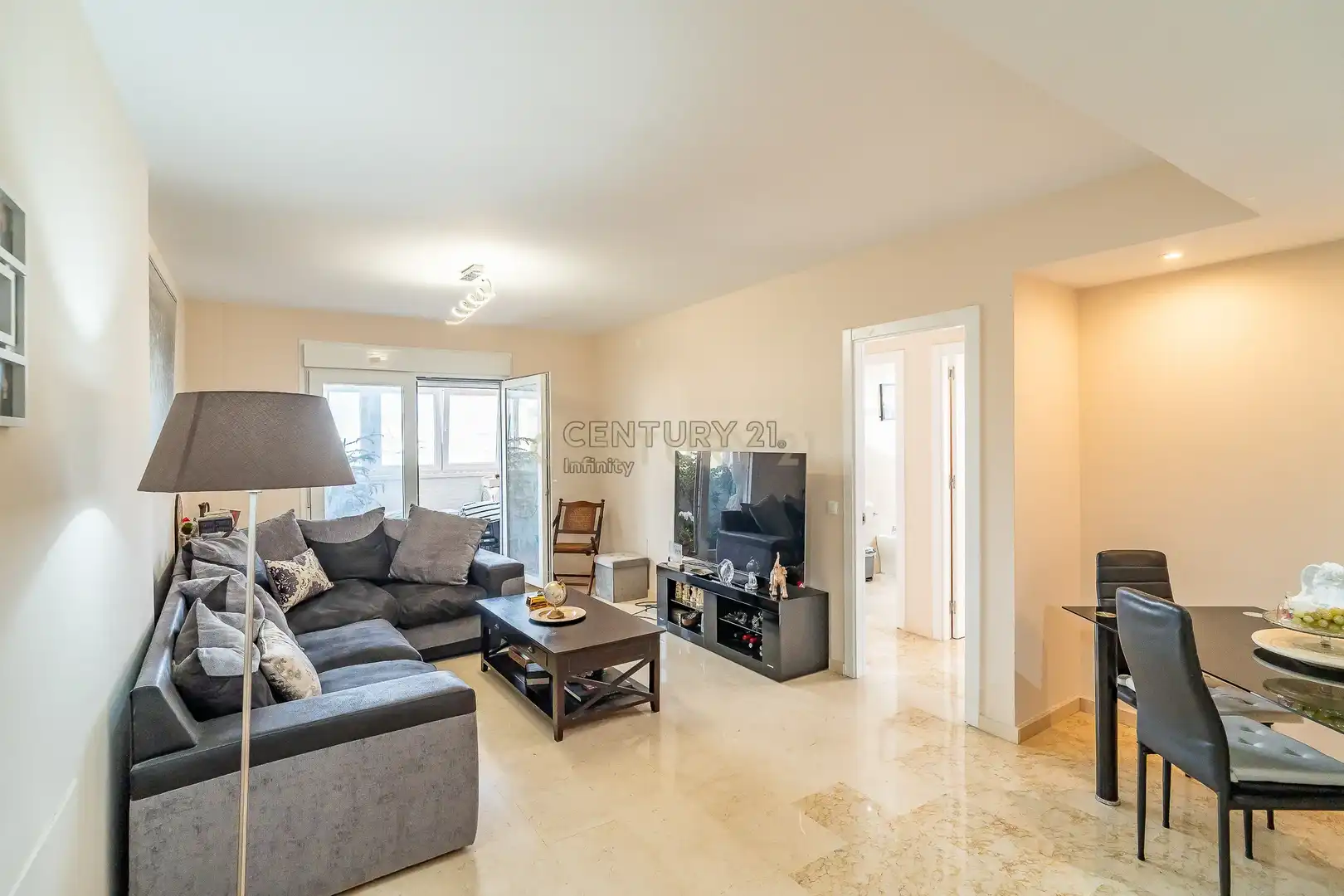 Living room of Flat for sale in Mijas  with Air Conditioner and Swimming Pool